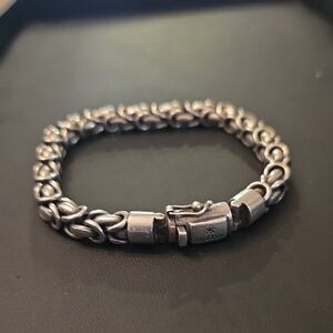 Kuzzoi Round Bali Cuban Chain Braided Bracelet (Read Description)